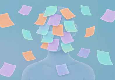 Illustration of taking structured notes with an AI note taker during a meeting
