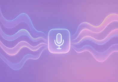Illustration of AI voice recorders capturing and transcribing a meeting