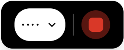 Fieldy Desktop record button example